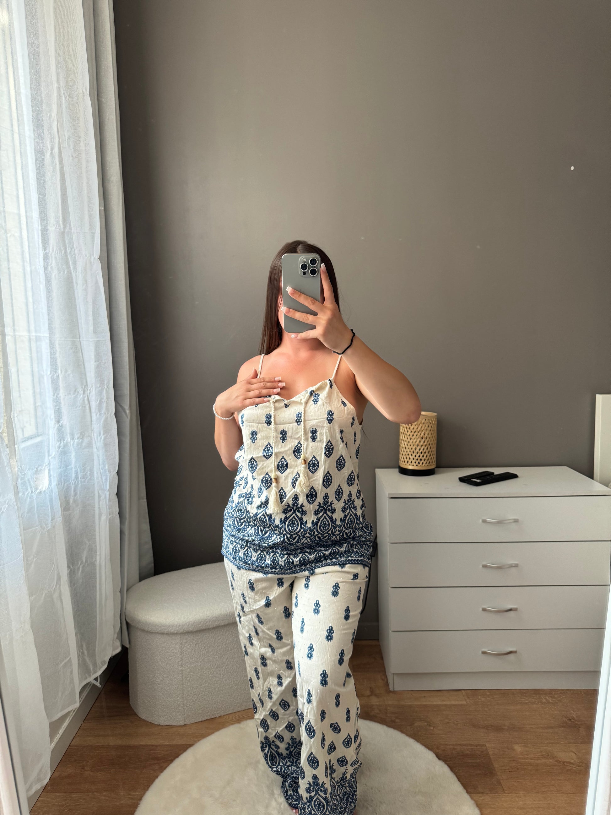 Ensemble bohème à strass